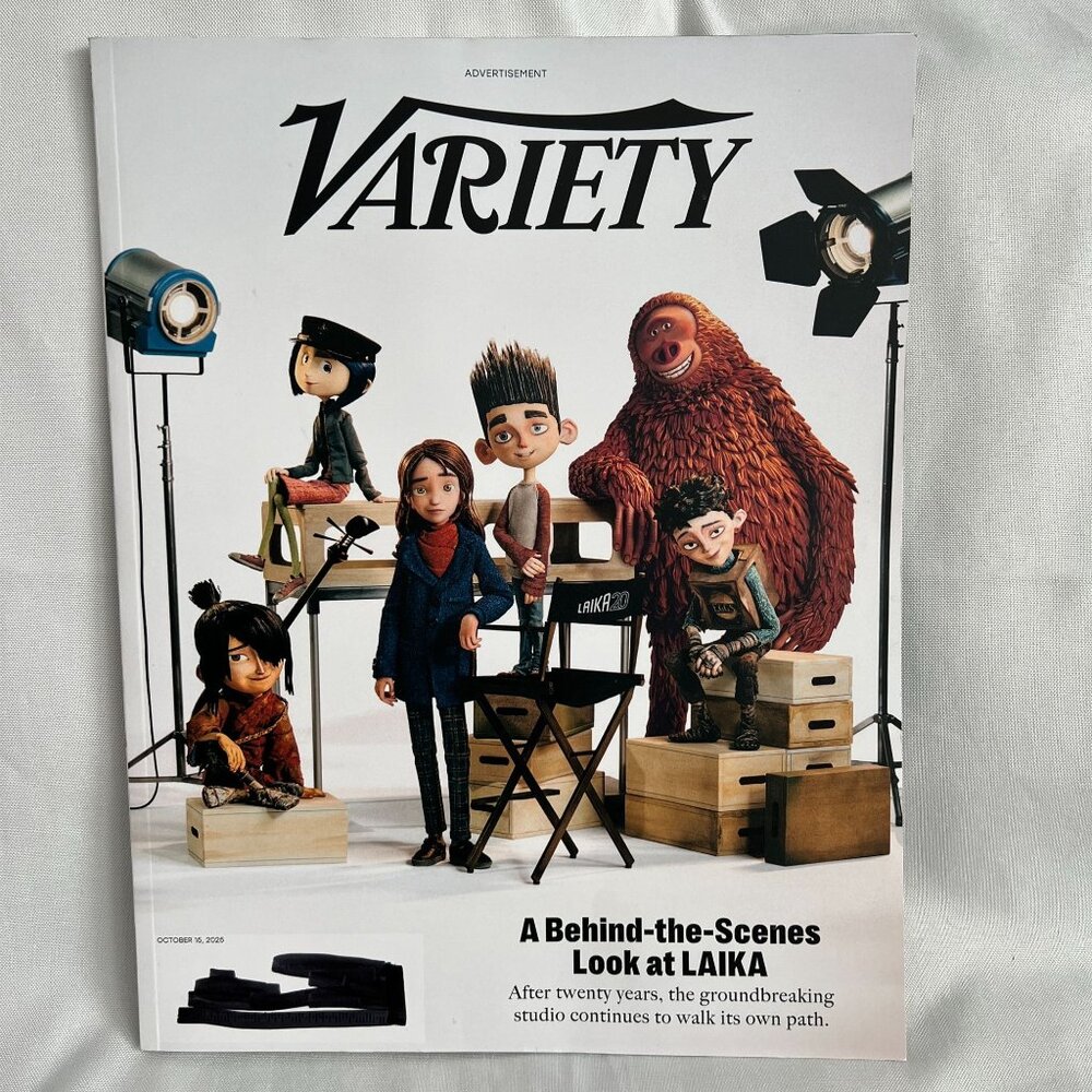 Variety Magazine Trio Featuring Jason Blum Laika Behind-The-Scenes & Toni Braxto - Picture 3 of 4